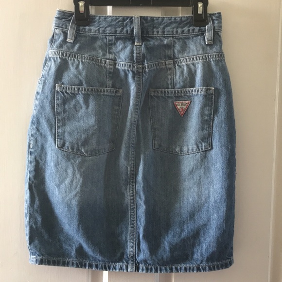 Guess Jean pencil skirt medium wash - Picture 2 of 5